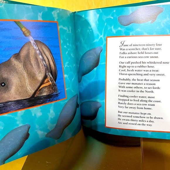 HUMANE SOCIETY MANATEE HARDCOVER BOOK CHESSIE, THE TRAVELIN’ MAN, A TRUE… - Picture 5 of 15